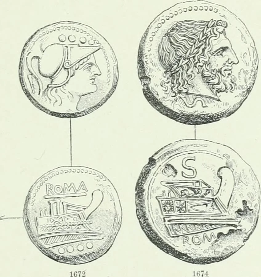 An illustration from Denkmäler des klassischen Altertums, zur Erläuterung des Lebens der Griechen und Römer in Religion, Kunst und Sitte, 1887, leaf 210