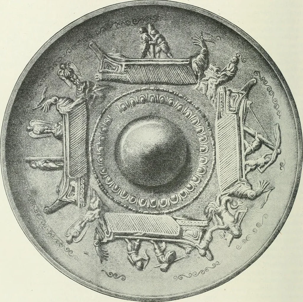 An illustration from Denkmäler des klassischen Altertums, zur Erläuterung des Lebens der Griechen und Römer in Religion, Kunst und Sitte, 1887, leaf 211