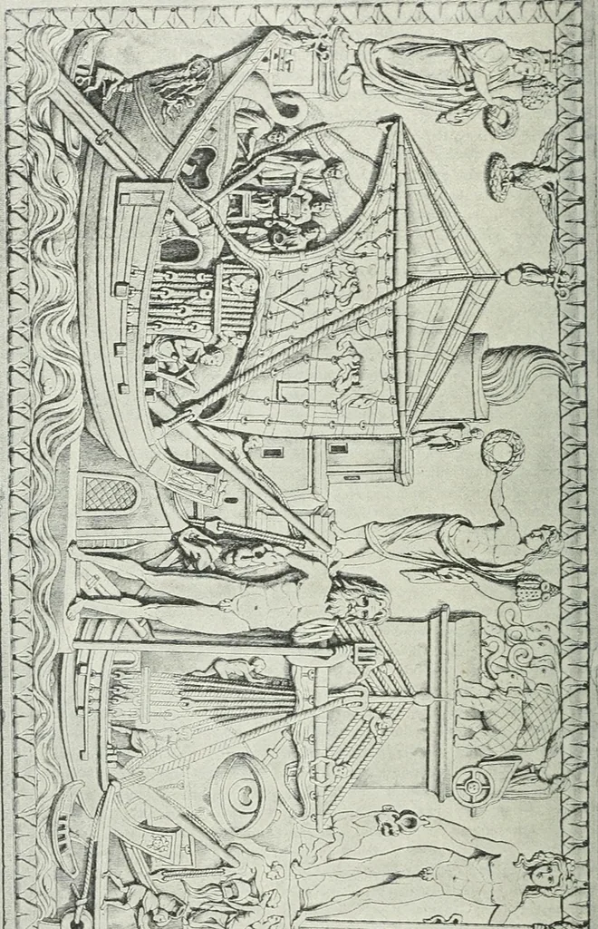 An illustration from Denkmäler des klassischen Altertums, zur Erläuterung des Lebens der Griechen und Römer in Religion, Kunst und Sitte, 1887, leaf 229