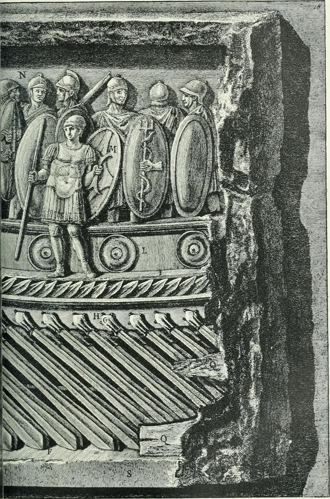 An illustration from Denkmäler des klassischen Altertums, zur Erläuterung des Lebens der Griechen und Römer in Religion, Kunst und Sitte, 1887, leaf 242