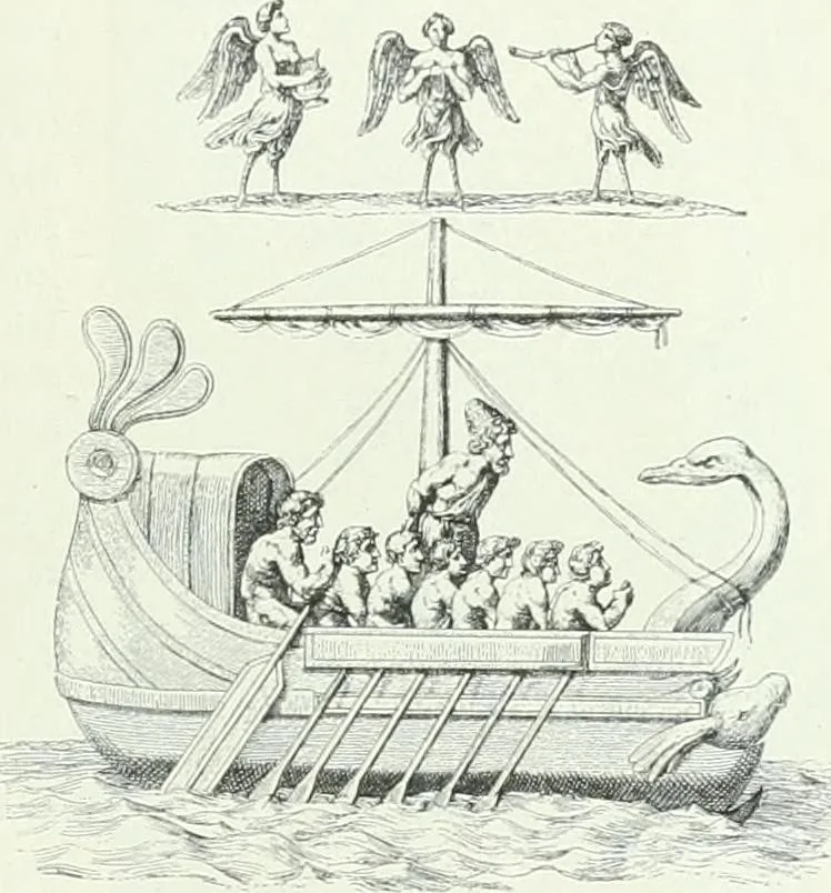 An illustration from Denkmäler des klassischen Altertums, zur Erläuterung des Lebens der Griechen und Römer in Religion, Kunst und Sitte, 1887, leaf 258