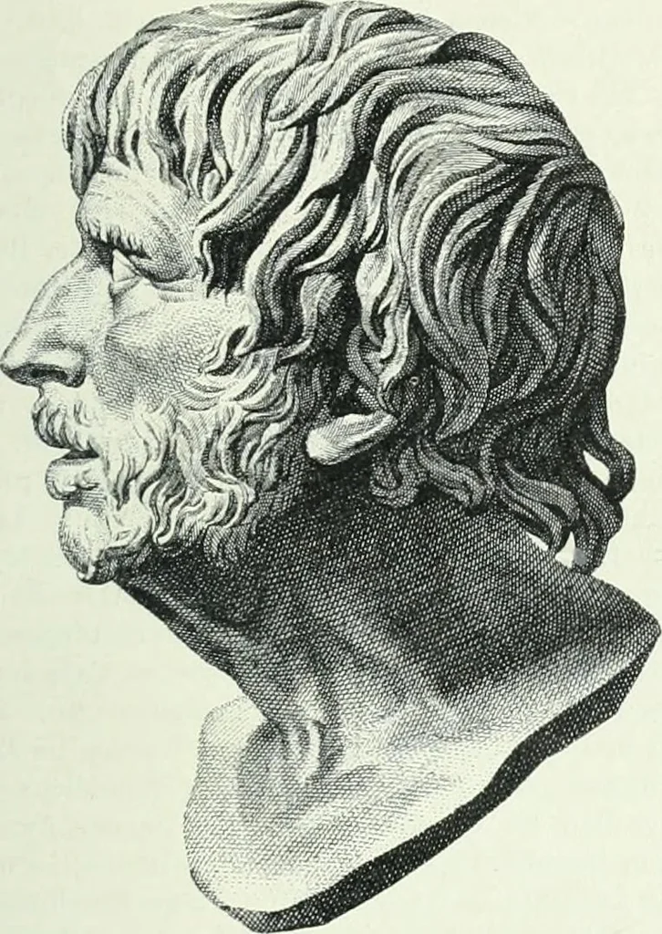 An illustration from Denkmäler des klassischen Altertums, zur Erläuterung des Lebens der Griechen und Römer in Religion, Kunst und Sitte, 1887, leaf 260