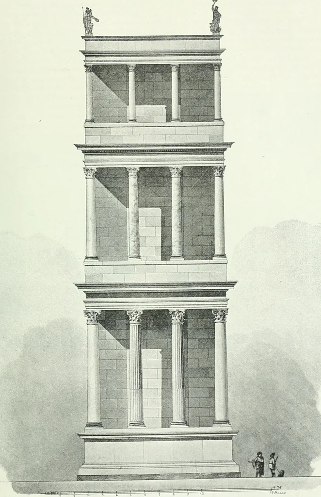 An illustration from Denkmäler des klassischen Altertums, zur Erläuterung des Lebens der Griechen und Römer in Religion, Kunst und Sitte, 1887, leaf 266