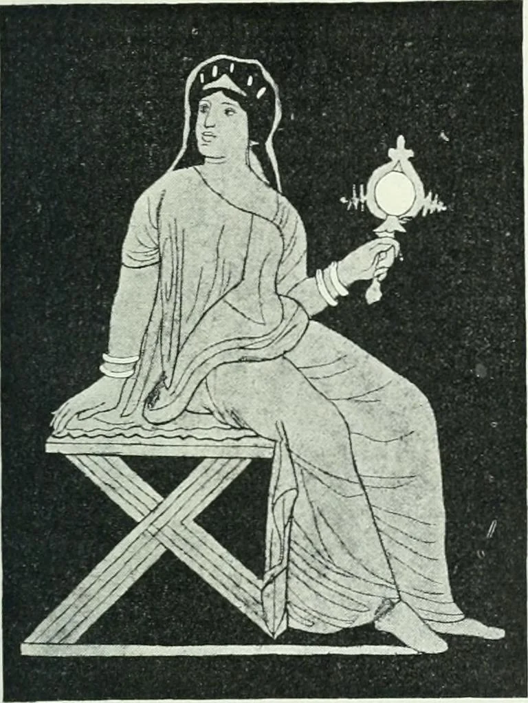 An illustration from Denkmäler des klassischen Altertums, zur Erläuterung des Lebens der Griechen und Römer in Religion, Kunst und Sitte, 1887, leaf 268