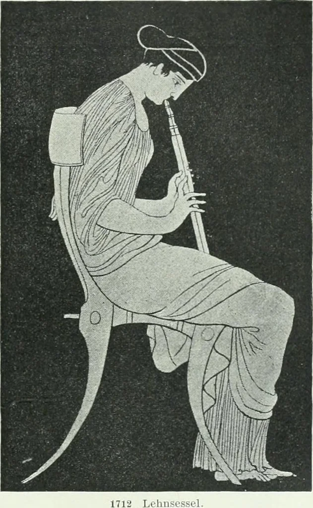 An illustration from Denkmäler des klassischen Altertums, zur Erläuterung des Lebens der Griechen und Römer in Religion, Kunst und Sitte, 1887, leaf 268