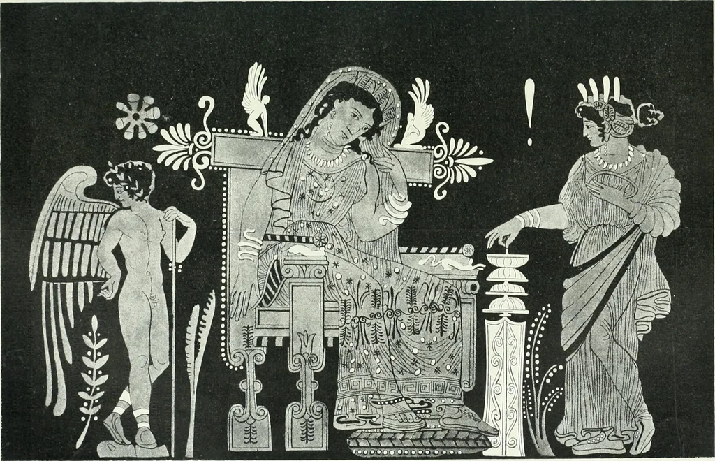 An illustration from Denkmäler des klassischen Altertums, zur Erläuterung des Lebens der Griechen und Römer in Religion, Kunst und Sitte, 1887, leaf 270