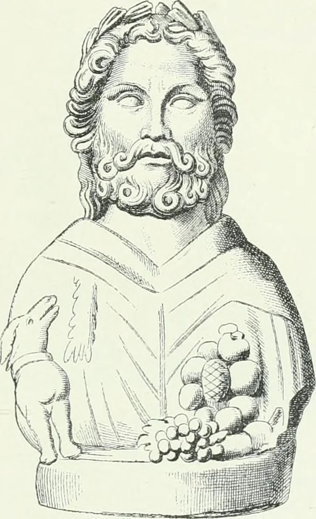 An illustration from Denkmäler des klassischen Altertums, zur Erläuterung des Lebens der Griechen und Römer in Religion, Kunst und Sitte, 1887, leaf 282