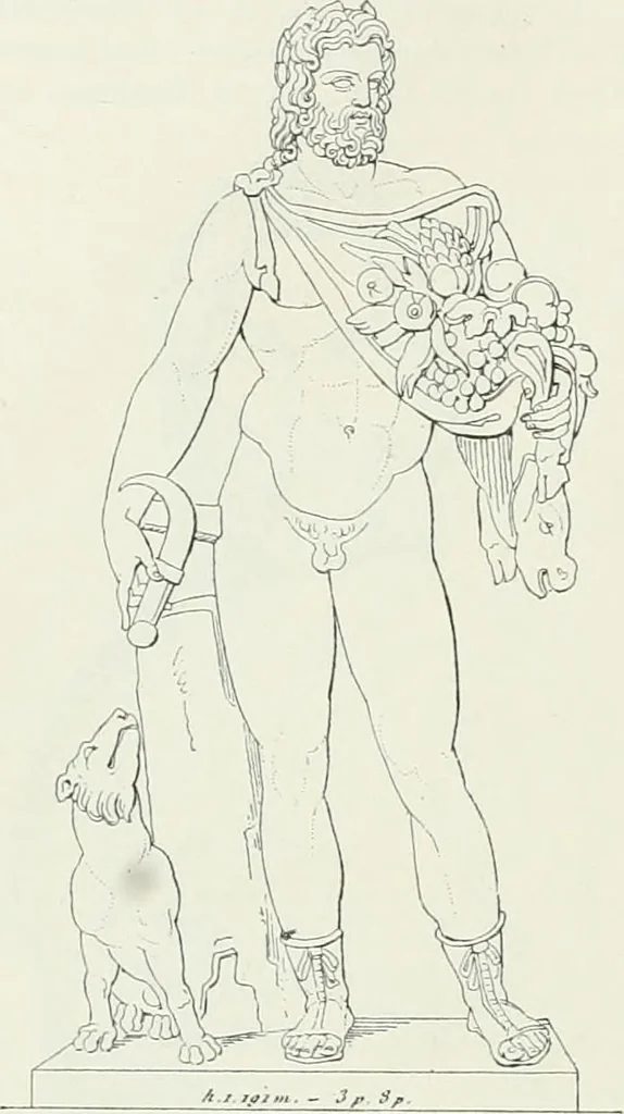 An illustration from Denkmäler des klassischen Altertums, zur Erläuterung des Lebens der Griechen und Römer in Religion, Kunst und Sitte, 1887, leaf 283