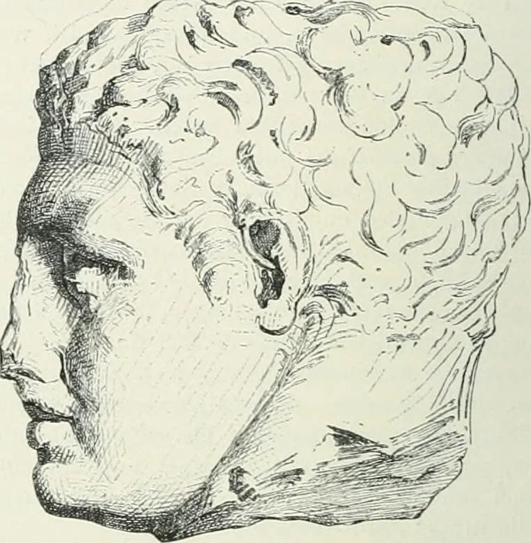 An illustration from Denkmäler des klassischen Altertums, zur Erläuterung des Lebens der Griechen und Römer in Religion, Kunst und Sitte, 1887, leaf 285