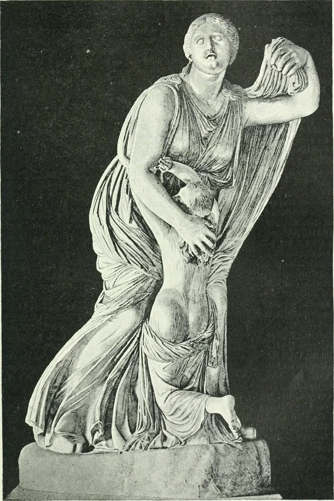 An illustration from Denkmäler des klassischen Altertums, zur Erläuterung des Lebens der Griechen und Römer in Religion, Kunst und Sitte, 1887, leaf 294
