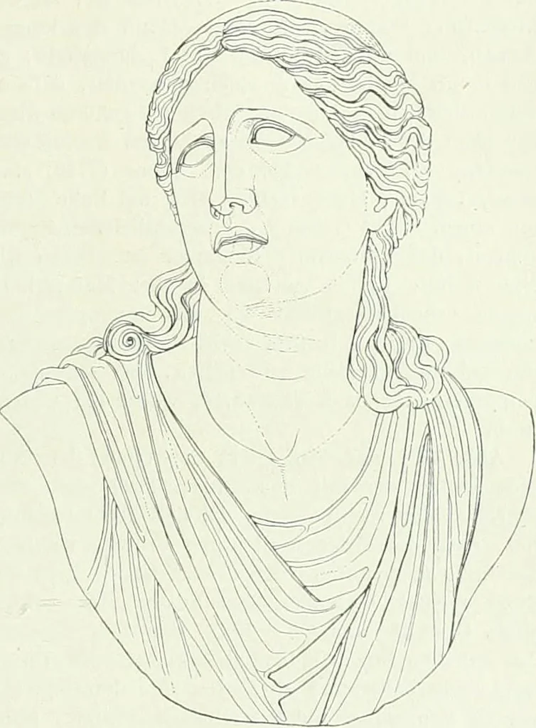 An illustration from Denkmäler des klassischen Altertums, zur Erläuterung des Lebens der Griechen und Römer in Religion, Kunst und Sitte, 1887, leaf 296