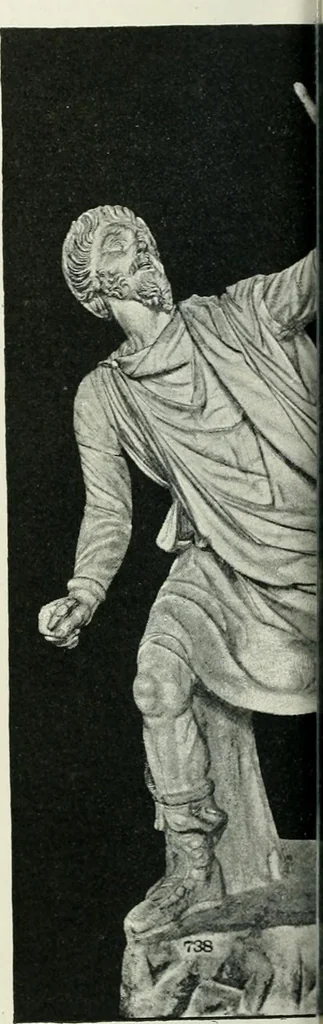 An illustration from Denkmäler des klassischen Altertums, zur Erläuterung des Lebens der Griechen und Römer in Religion, Kunst und Sitte, 1887, leaf 299