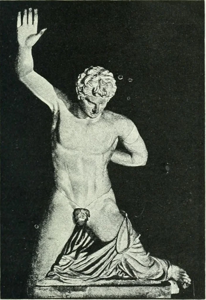 An illustration from Denkmäler des klassischen Altertums, zur Erläuterung des Lebens der Griechen und Römer in Religion, Kunst und Sitte, 1887, leaf 308