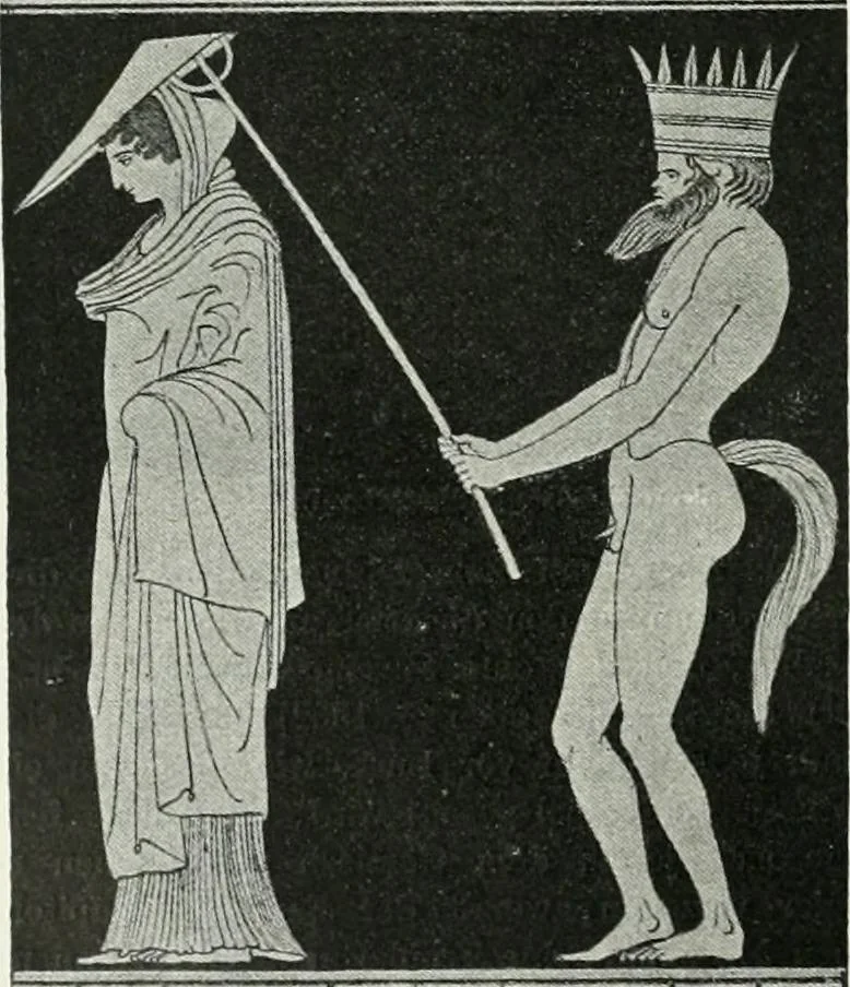 An illustration from Denkmäler des klassischen Altertums, zur Erläuterung des Lebens der Griechen und Römer in Religion, Kunst und Sitte, 1887, leaf 313