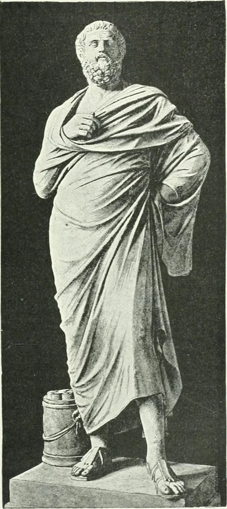 An illustration from Denkmäler des klassischen Altertums, zur Erläuterung des Lebens der Griechen und Römer in Religion, Kunst und Sitte, 1887, leaf 314