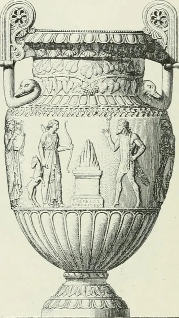 An illustration from Denkmäler des klassischen Altertums, zur Erläuterung des Lebens der Griechen und Römer in Religion, Kunst und Sitte, 1887, leaf 317