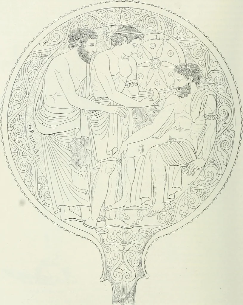 An illustration from Denkmäler des klassischen Altertums, zur Erläuterung des Lebens der Griechen und Römer in Religion, Kunst und Sitte, 1887, leaf 321
