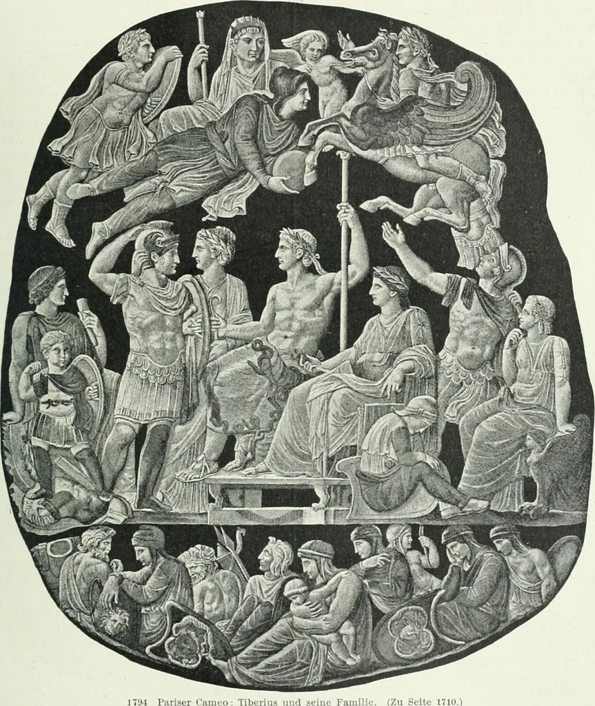 An illustration from Denkmäler des klassischen Altertums, zur Erläuterung des Lebens der Griechen und Römer in Religion, Kunst und Sitte, 1887, leaf 338