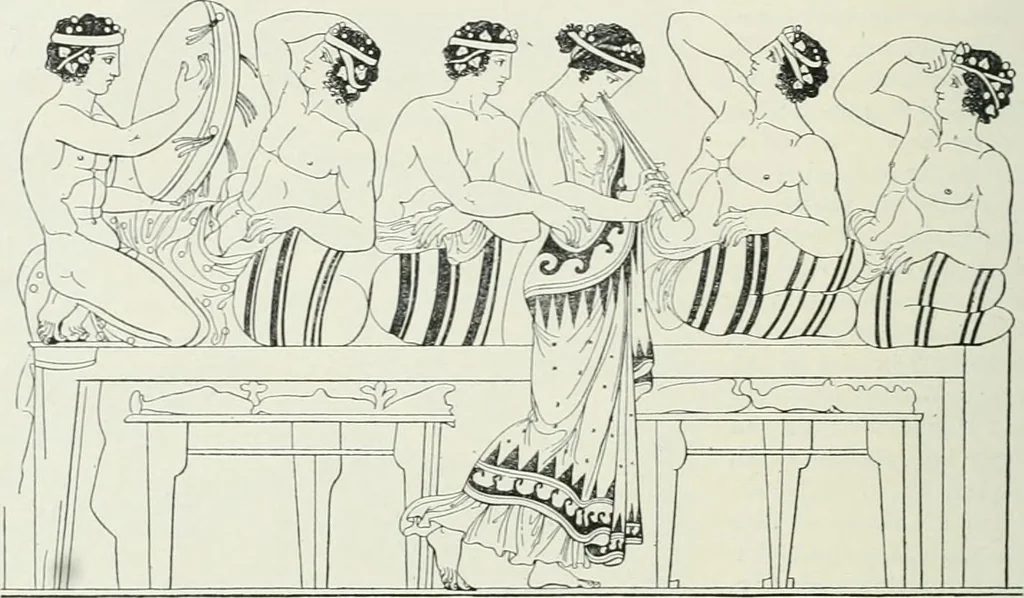 An illustration from Denkmäler des klassischen Altertums, zur Erläuterung des Lebens der Griechen und Römer in Religion, Kunst und Sitte, 1887, leaf 343