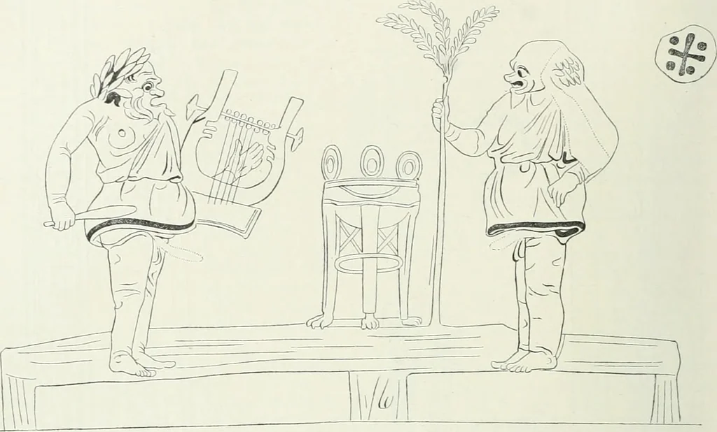 An illustration from Denkmäler des klassischen Altertums, zur Erläuterung des Lebens der Griechen und Römer in Religion, Kunst und Sitte, 1887, leaf 397