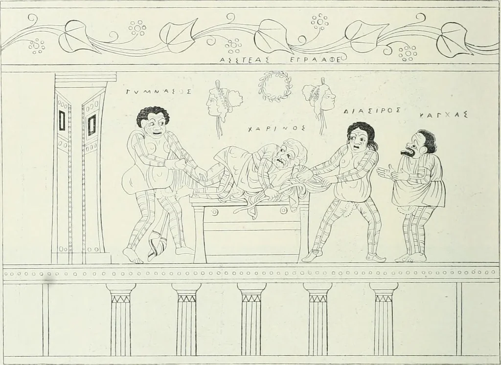 An illustration from Denkmäler des klassischen Altertums, zur Erläuterung des Lebens der Griechen und Römer in Religion, Kunst und Sitte, 1887, leaf 399