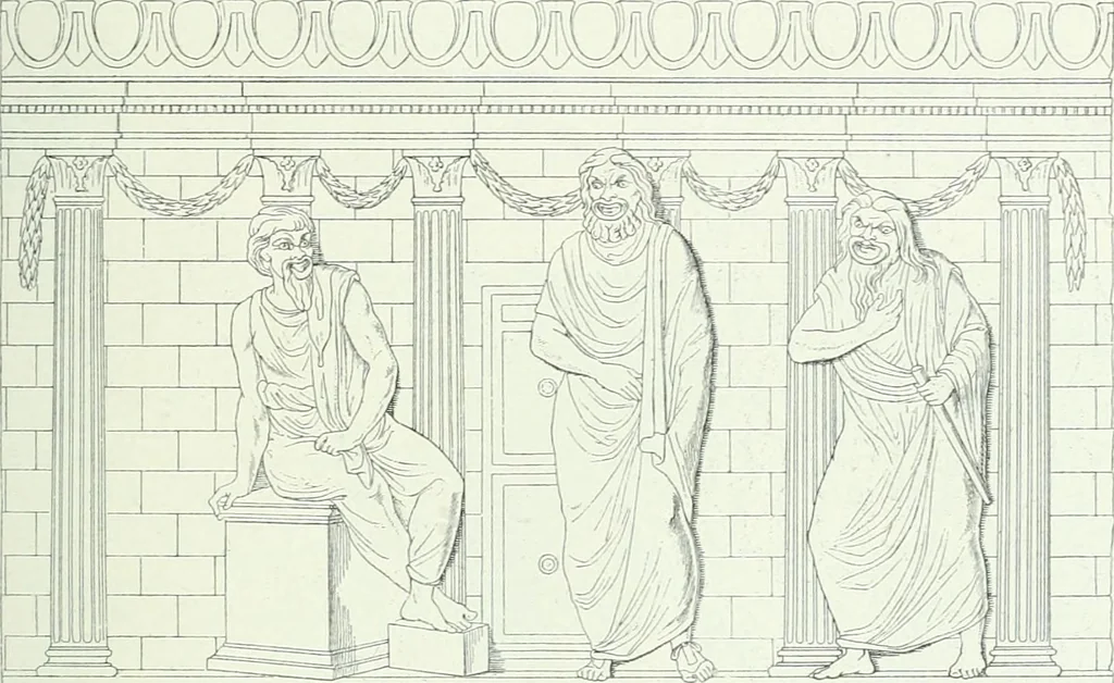 An illustration from Denkmäler des klassischen Altertums, zur Erläuterung des Lebens der Griechen und Römer in Religion, Kunst und Sitte, 1887, leaf 400