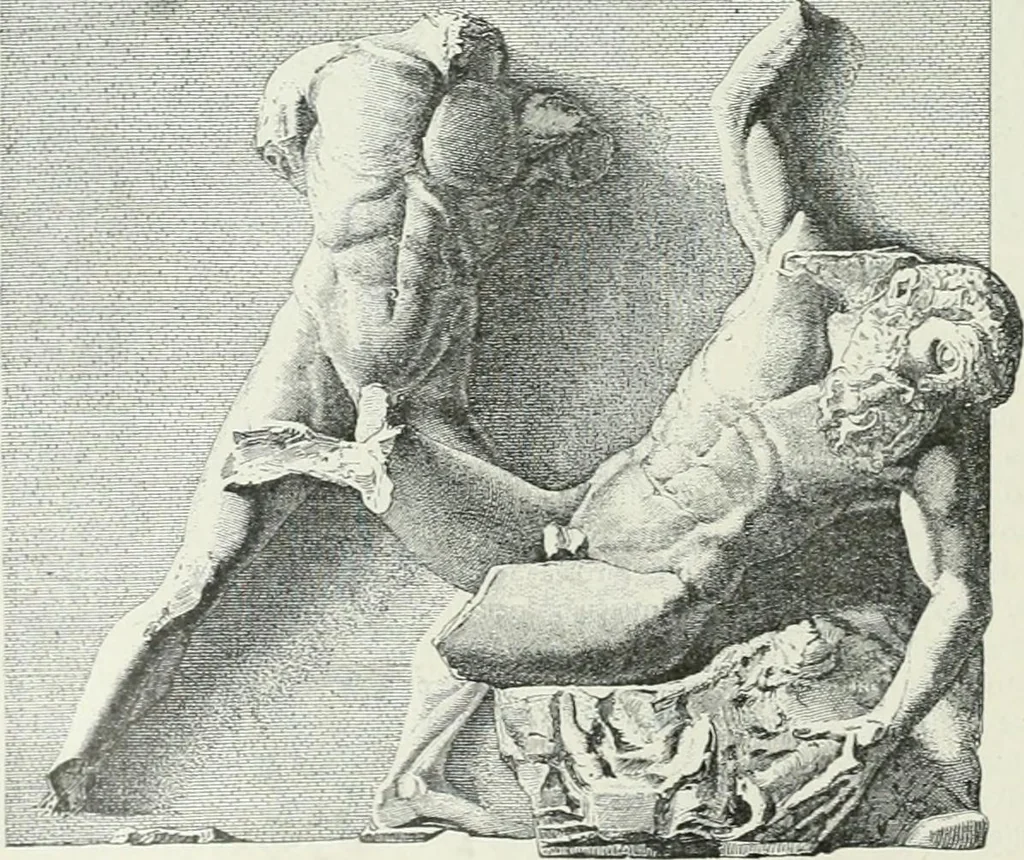 An illustration from Denkmäler des klassischen Altertums, zur Erläuterung des Lebens der Griechen und Römer in Religion, Kunst und Sitte, 1887, leaf 445