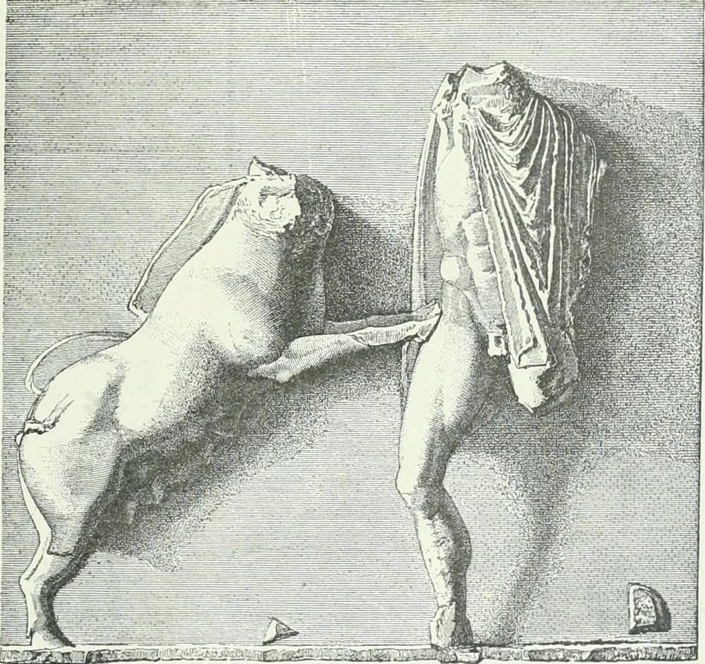 An illustration from Denkmäler des klassischen Altertums, zur Erläuterung des Lebens der Griechen und Römer in Religion, Kunst und Sitte, 1887, leaf 446