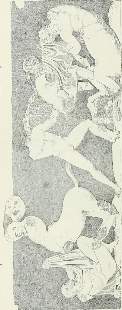 An illustration from Denkmäler des klassischen Altertums, zur Erläuterung des Lebens der Griechen und Römer in Religion, Kunst und Sitte, 1887, leaf 447