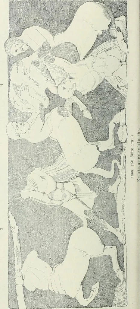 An illustration from Denkmäler des klassischen Altertums, zur Erläuterung des Lebens der Griechen und Römer in Religion, Kunst und Sitte, 1887, leaf 447