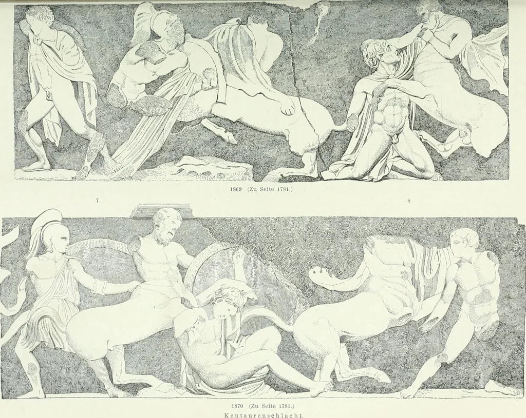 An illustration from Denkmäler des klassischen Altertums, zur Erläuterung des Lebens der Griechen und Römer in Religion, Kunst und Sitte, 1887, leaf 448