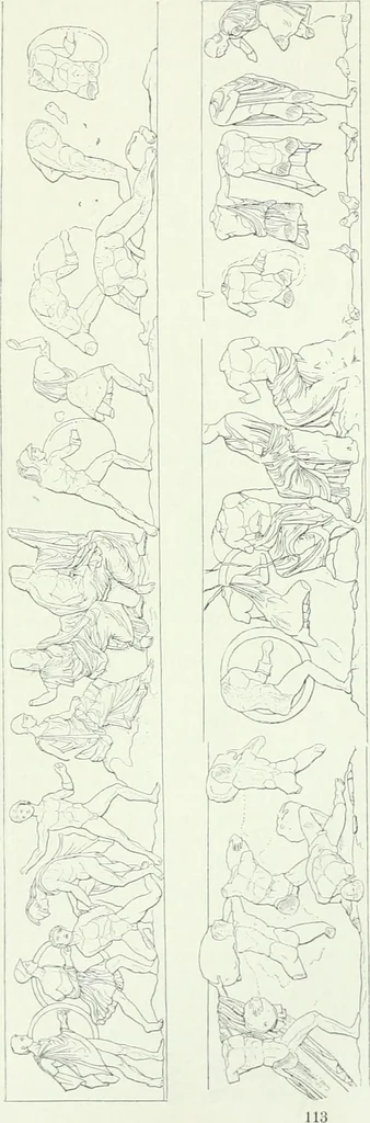 An illustration from Denkmäler des klassischen Altertums, zur Erläuterung des Lebens der Griechen und Römer in Religion, Kunst und Sitte, 1887, leaf 450