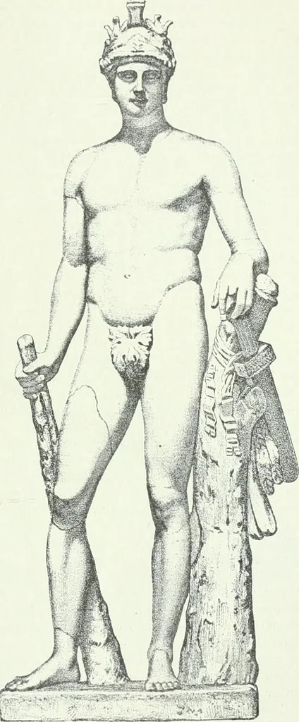 An illustration from Denkmäler des klassischen Altertums, zur Erläuterung des Lebens der Griechen und Römer in Religion, Kunst und Sitte, 1887, leaf 452