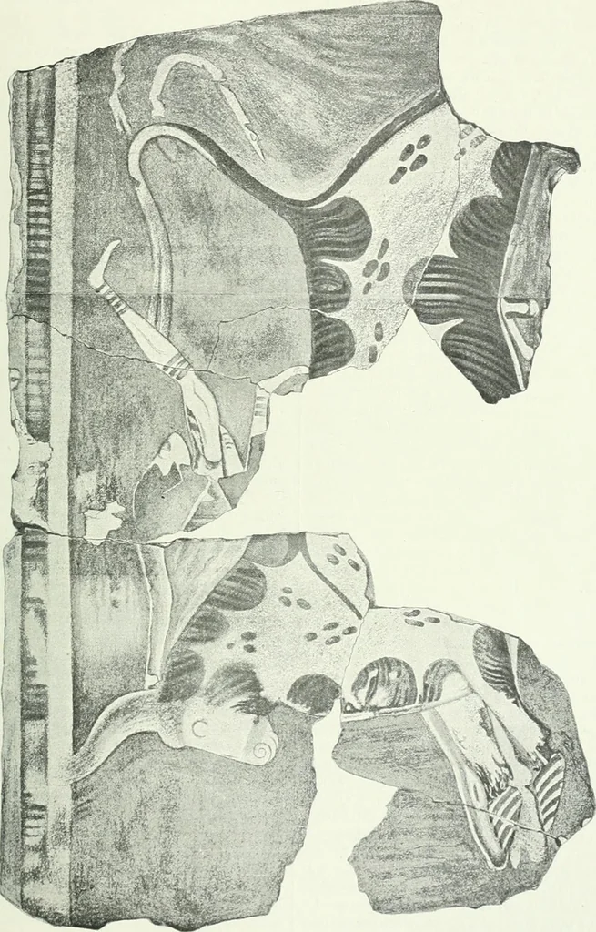 An illustration from Denkmäler des klassischen Altertums, zur Erläuterung des Lebens der Griechen und Römer in Religion, Kunst und Sitte, 1887, leaf 490