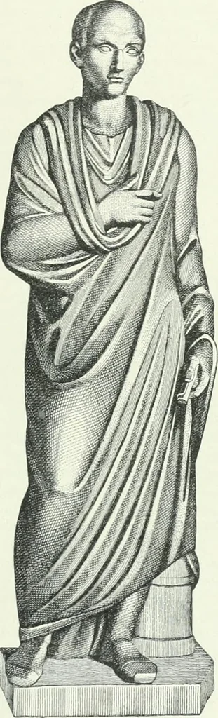An illustration from Denkmäler des klassischen Altertums, zur Erläuterung des Lebens der Griechen und Römer in Religion, Kunst und Sitte, 1887, leaf 508