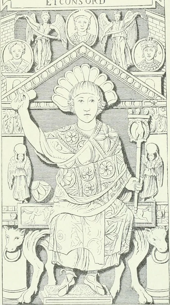 An illustration from Denkmäler des klassischen Altertums, zur Erläuterung des Lebens der Griechen und Römer in Religion, Kunst und Sitte, 1887, leaf 512