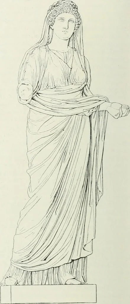 An illustration from Denkmäler des klassischen Altertums, zur Erläuterung des Lebens der Griechen und Römer in Religion, Kunst und Sitte, 1887, leaf 523