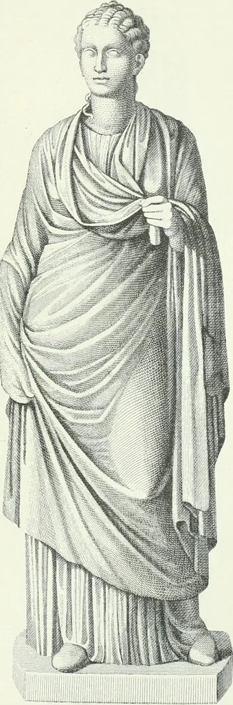 An illustration from Denkmäler des klassischen Altertums, zur Erläuterung des Lebens der Griechen und Römer in Religion, Kunst und Sitte, 1887, leaf 524