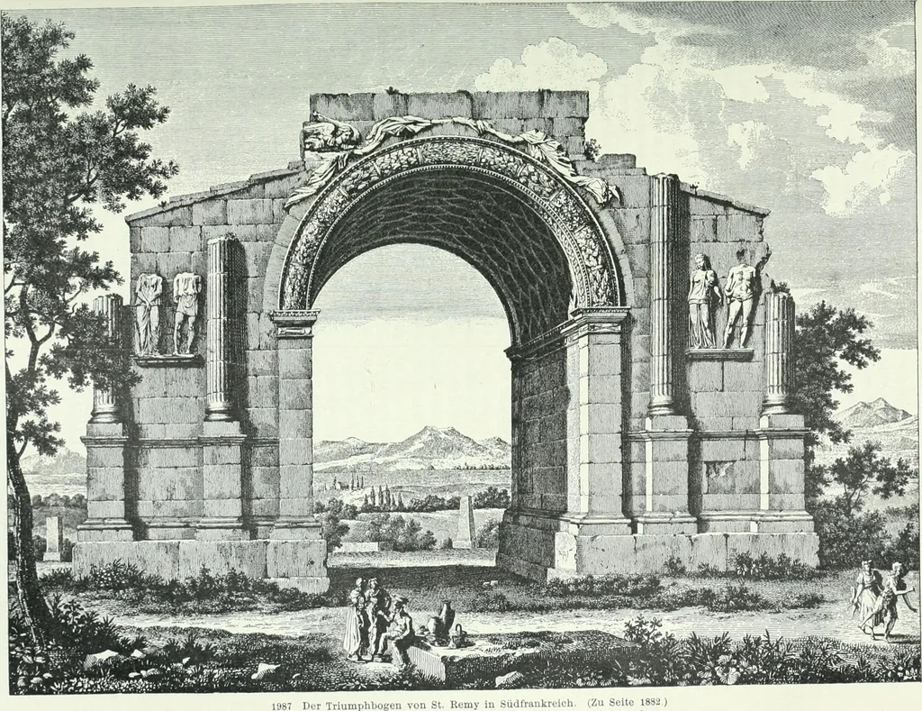An illustration from Denkmäler des klassischen Altertums, zur Erläuterung des Lebens der Griechen und Römer in Religion, Kunst und Sitte, 1887, leaf 592