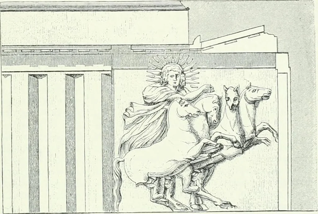 An illustration from Denkmäler des klassischen Altertums, zur Erläuterung des Lebens der Griechen und Römer in Religion, Kunst und Sitte, 1887, leaf 622
