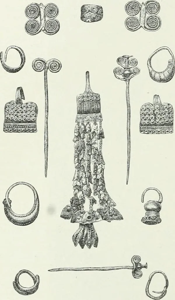 An illustration from Denkmäler des klassischen Altertums, zur Erläuterung des Lebens der Griechen und Römer in Religion, Kunst und Sitte, 1887, leaf 631