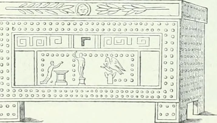 An illustration from Denkmäler des klassischen Altertums, zur Erläuterung des Lebens der Griechen und Römer in Religion, Kunst und Sitte, 1887, leaf 640