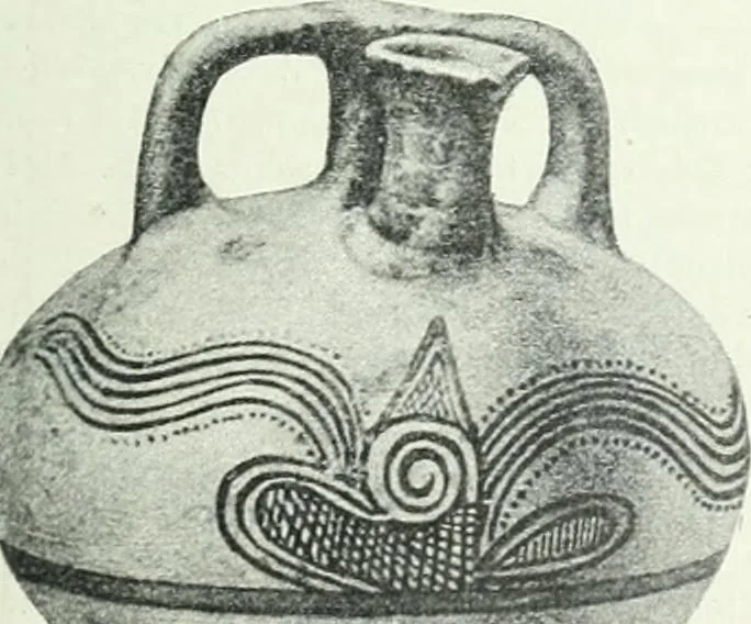 An illustration from Denkmäler des klassischen Altertums, zur Erläuterung des Lebens der Griechen und Römer in Religion, Kunst und Sitte, 1887, leaf 668