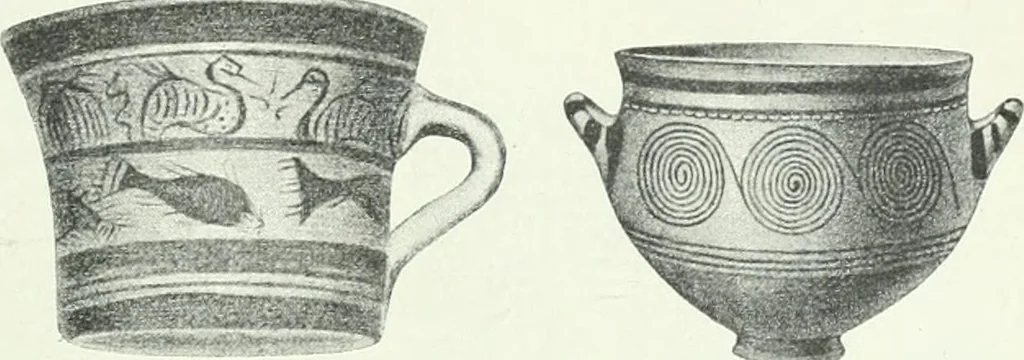 An illustration from Denkmäler des klassischen Altertums, zur Erläuterung des Lebens der Griechen und Römer in Religion, Kunst und Sitte, 1887, leaf 670
