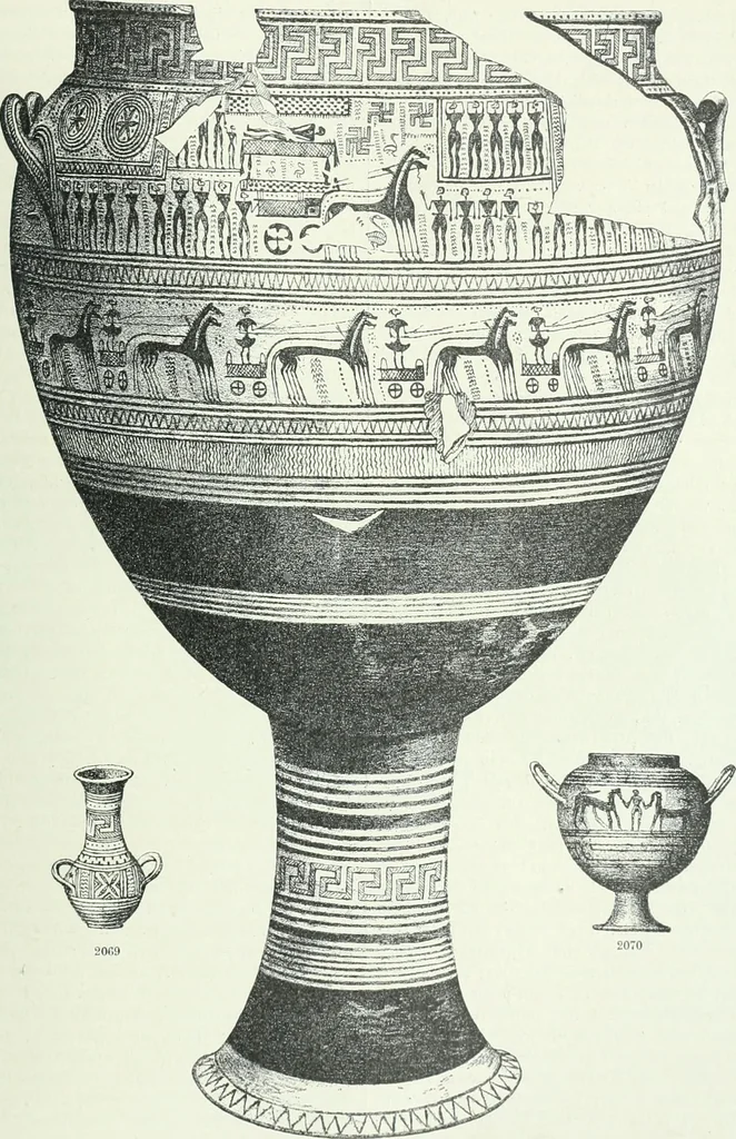 An illustration from Denkmäler des klassischen Altertums, zur Erläuterung des Lebens der Griechen und Römer in Religion, Kunst und Sitte, 1887, leaf 672