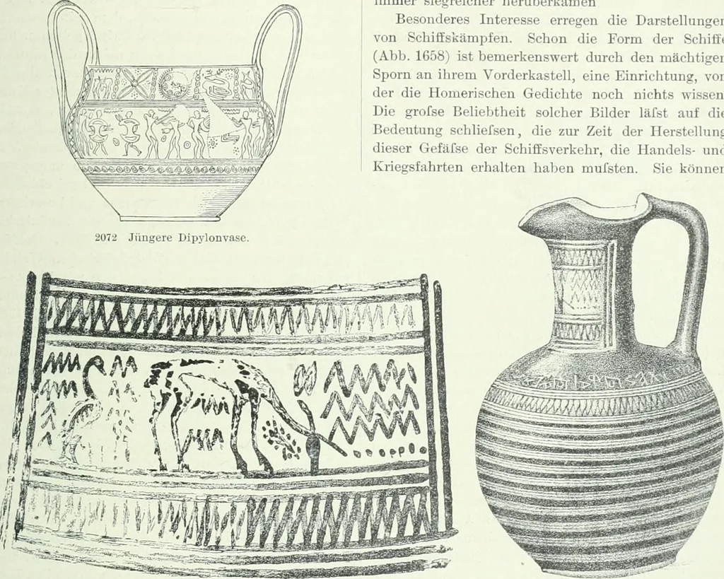 An illustration from Denkmäler des klassischen Altertums, zur Erläuterung des Lebens der Griechen und Römer in Religion, Kunst und Sitte, 1887, leaf 674