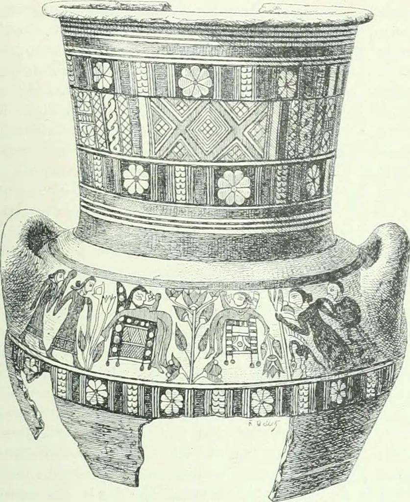 An illustration from Denkmäler des klassischen Altertums, zur Erläuterung des Lebens der Griechen und Römer in Religion, Kunst und Sitte, 1887, leaf 680