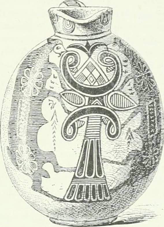 An illustration from Denkmäler des klassischen Altertums, zur Erläuterung des Lebens der Griechen und Römer in Religion, Kunst und Sitte, 1887, leaf 680