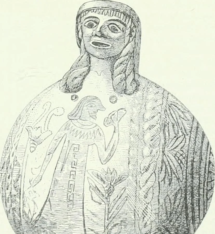An illustration from Denkmäler des klassischen Altertums, zur Erläuterung des Lebens der Griechen und Römer in Religion, Kunst und Sitte, 1887, leaf 680