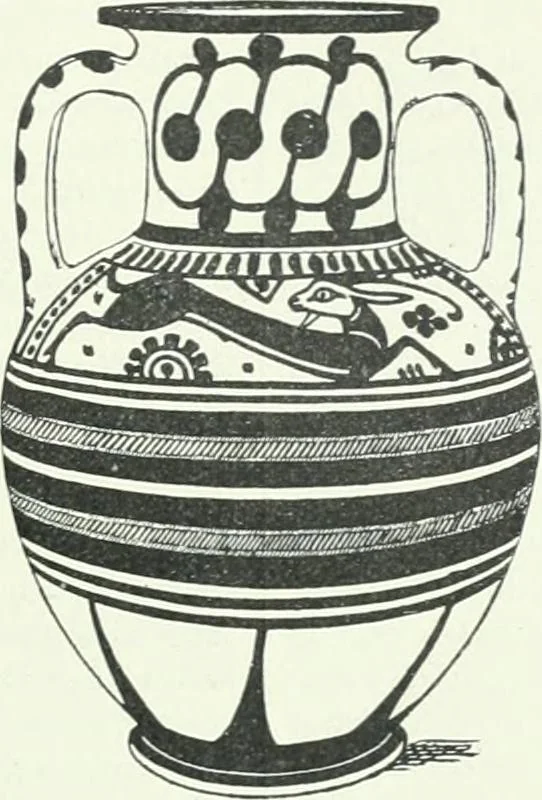 An illustration from Denkmäler des klassischen Altertums, zur Erläuterung des Lebens der Griechen und Römer in Religion, Kunst und Sitte, 1887, leaf 682